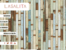 Tablet Screenshot of lasalitarestaurante.com